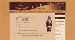 Desktop Screenshot of anjas-schokostuebchen.de